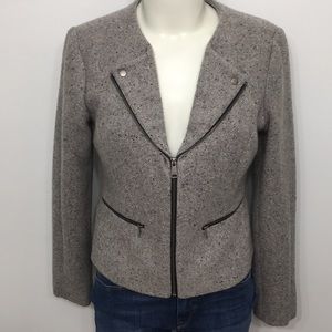 Mossimo Gray Casual Wool Blazer Size Medium